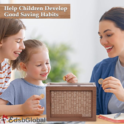 Wooden Money Saving Box