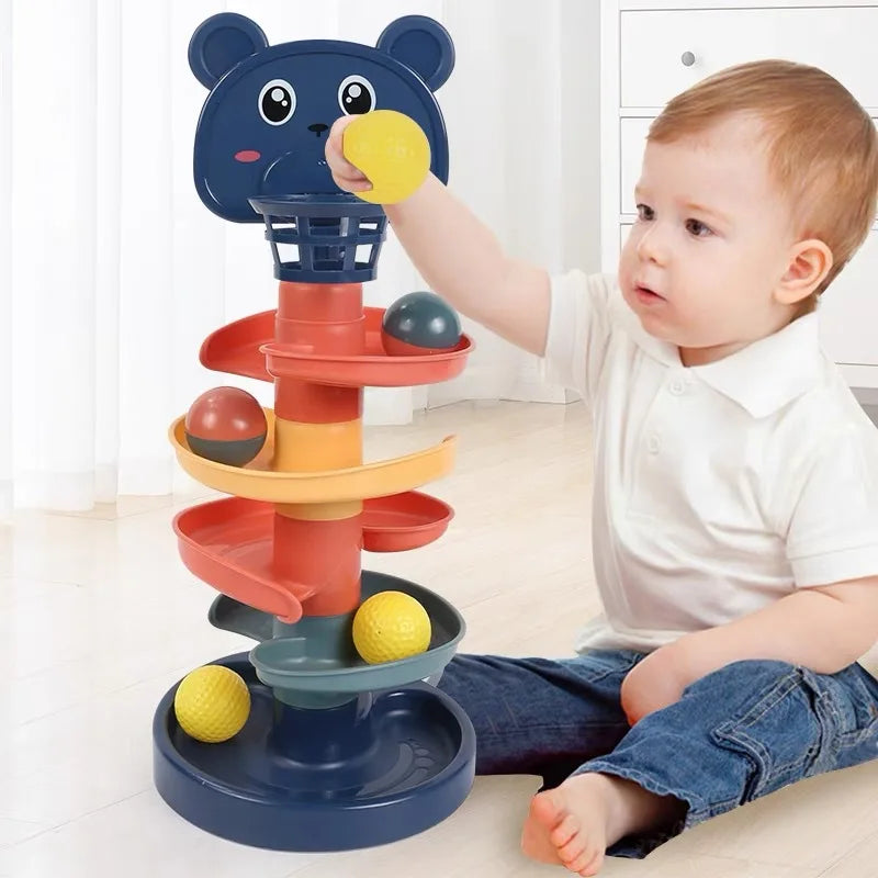 Colorful Ball Track Adventure for Kids