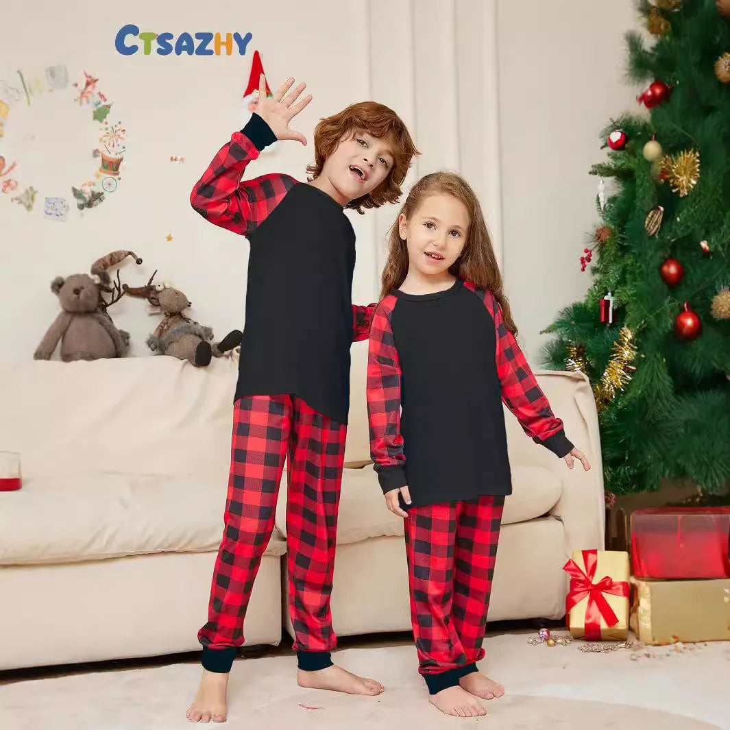 Family Holiday Plaid Pajama Set