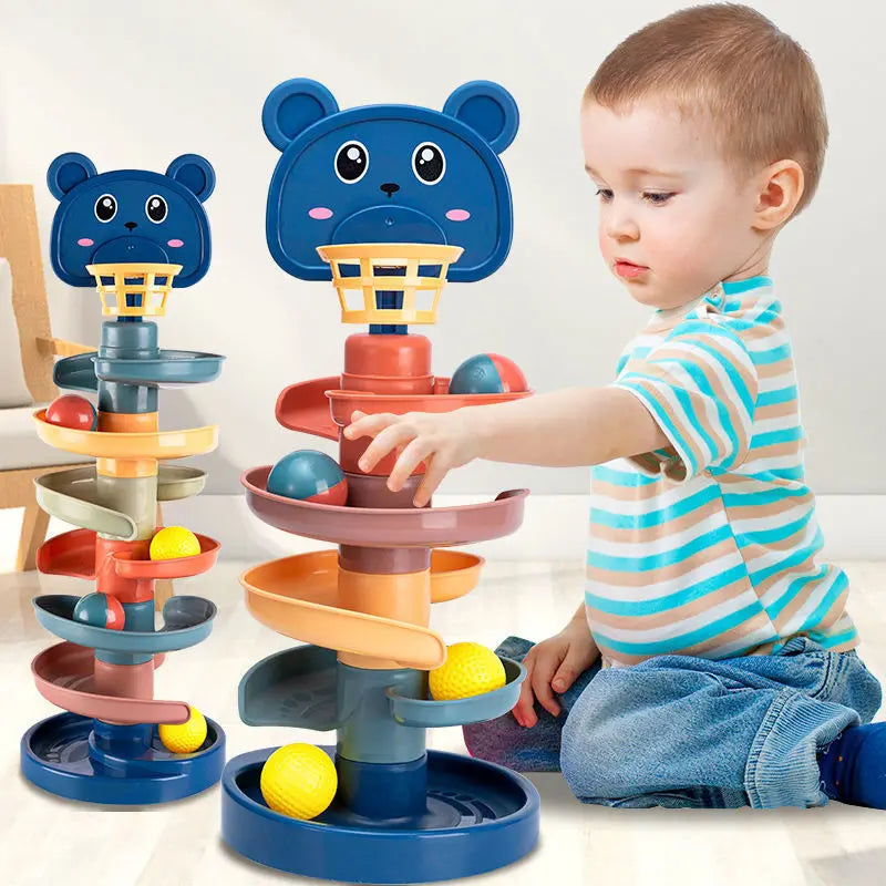 Colorful Ball Track Adventure for Kids