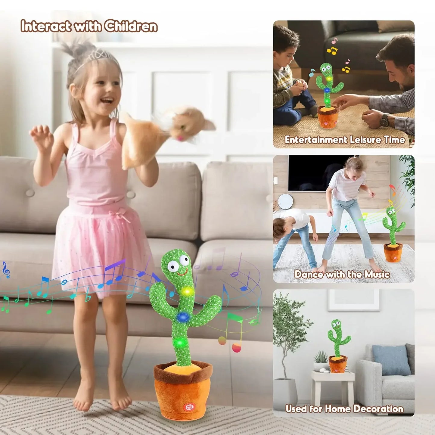 Groovy Jive Cactus Plush Toy
