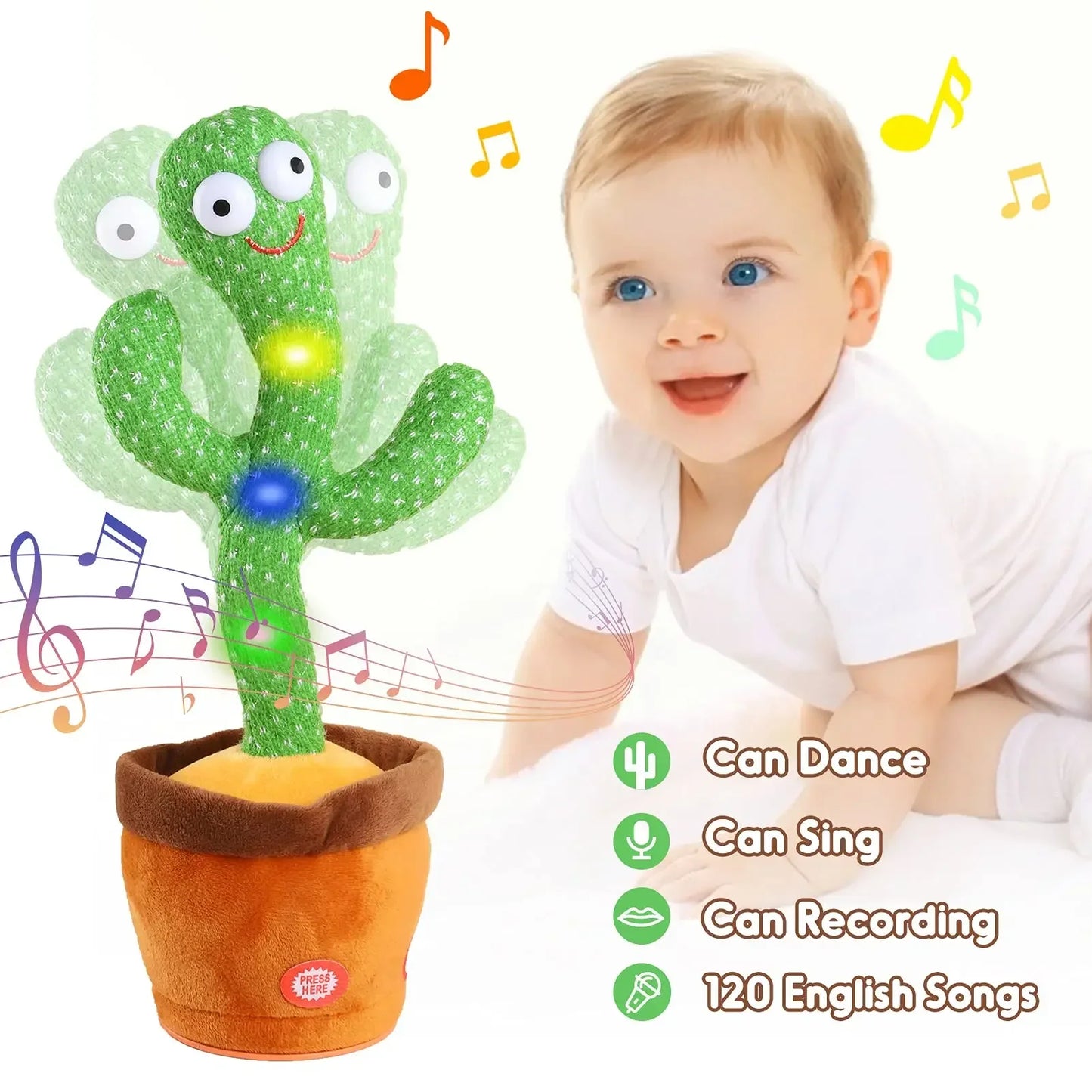 Groovy Jive Cactus Plush Toy