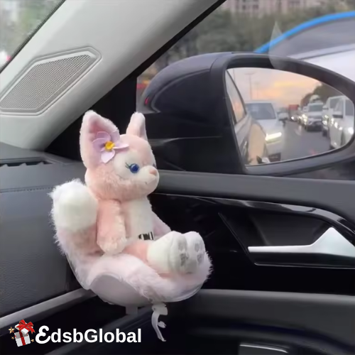 Kawaii Plush Safety Seat Charm