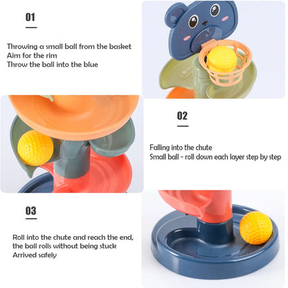 Colorful Ball Track Adventure for Kids